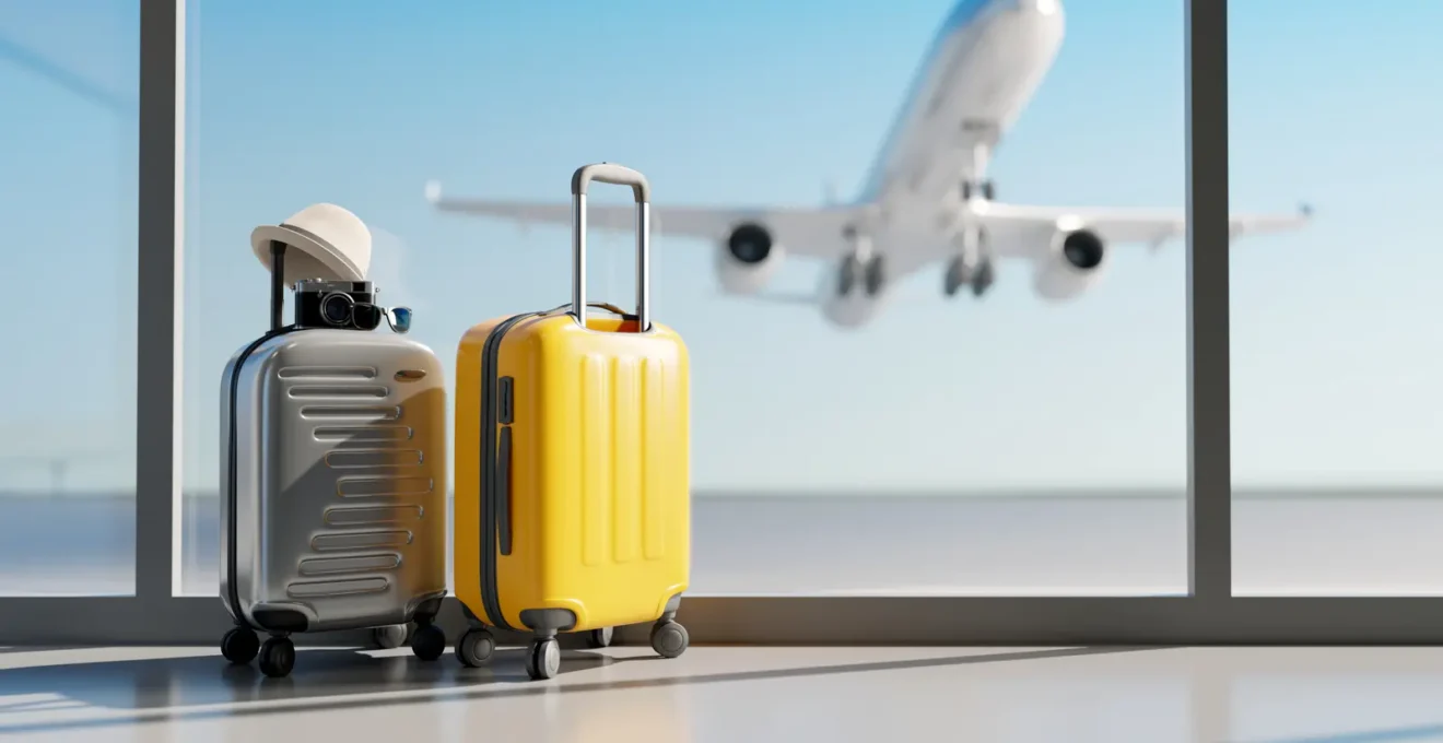 Voyageur avec sac à dos consultant une carte dans un terminal de transport international